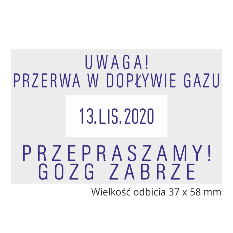 pieczątka datownik Datownik Printer 2660 2