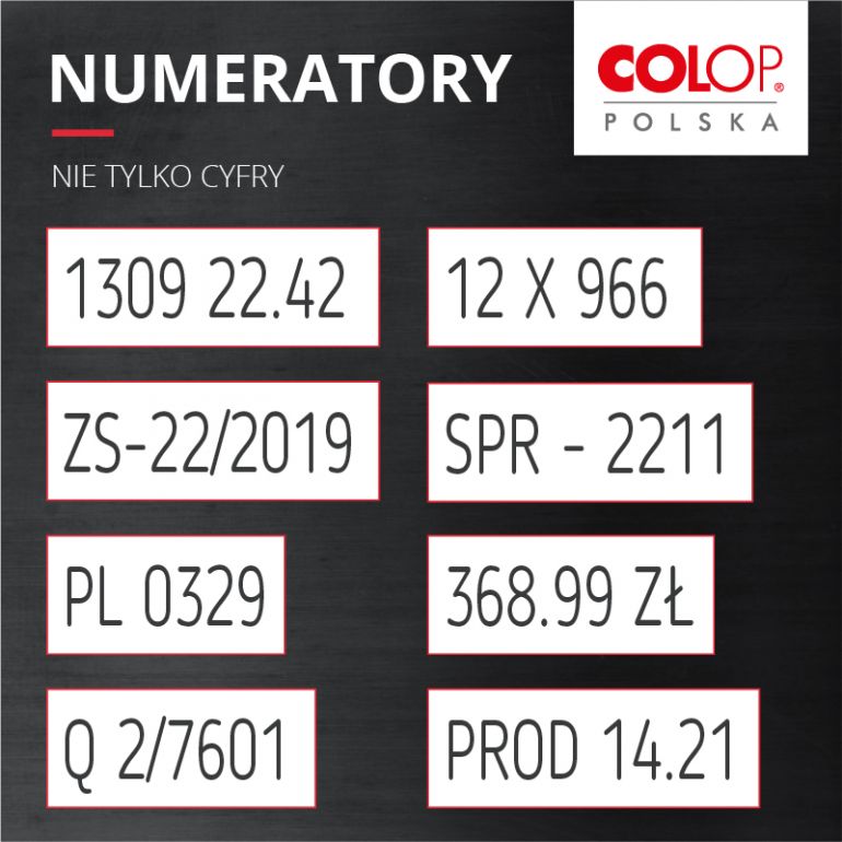 pieczątka numerator Numerator Colop S 2010/P 2